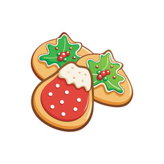 Christmas Cookie Vector clip art Illustration file .