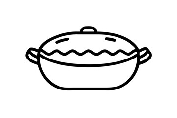 Playful Frying Pan Vector Graphics for Fun Recipes
