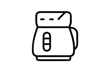 Clean Lines Bread Maker Vector Illustration for Modern Baking Design
