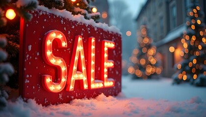 Christmas Sale banner social media post