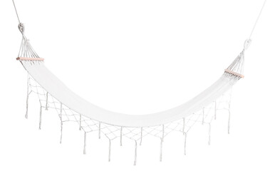 Cozy hammock isolated on white background