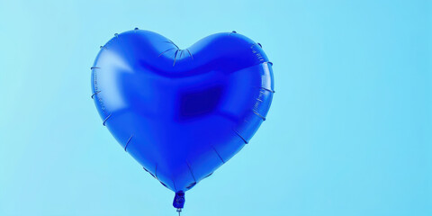Blue Heart Balloon