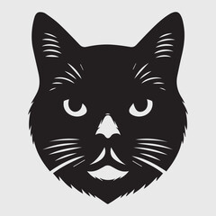 cat silhouett vector image illustration and artwork