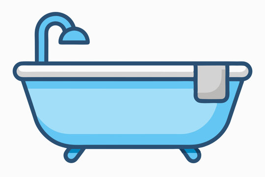 recommend clip art: Bathtub Icon vector
                    