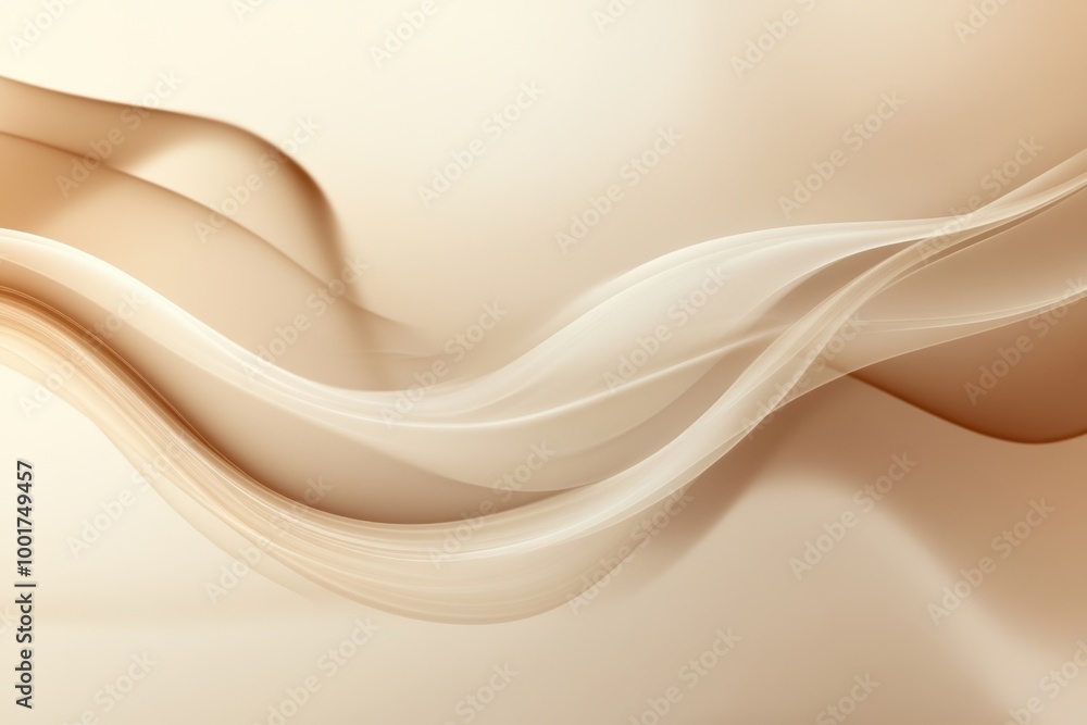 Aufkleber abstract swirling steam dances in the air above an invisible coffee cup on a serene morning. generat