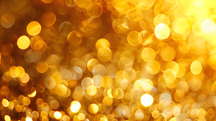 The golden bokeh light background creates a mesmerizing and festive atmosphere, ideal for parties and events. It adds warmth and sparkle, making celebrations more cheerful and glamorous