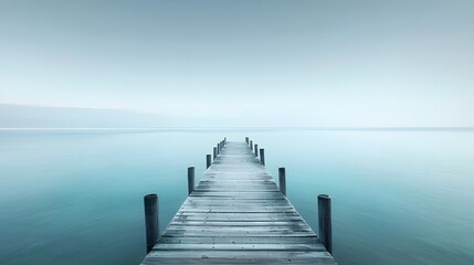 pier on the lake