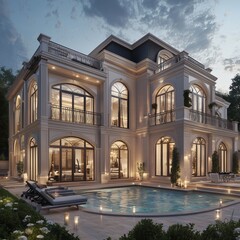 Fototapeta premium Luxury home.