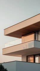 Modern Minimalist House with Flat Roof Design