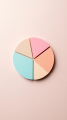 Fototapeta premium Colorful Pie Chart for Budget Allocation Representation