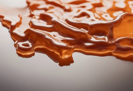 Close up shot of melting plastic, prange