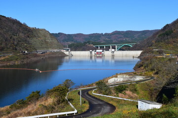 寒河江ダム（ダム湖百選）山形県最大のダム