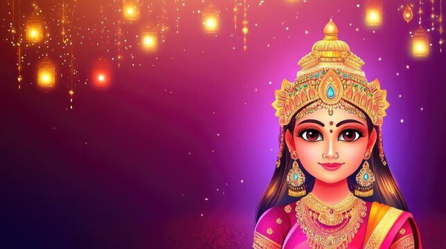 Divine celebration: Navratri, the nine nights dedicated to goddess durga with vibrant rituals, fasting, and traditional dances, the triumph of good over evil and the power of feminine energy