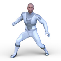 サイバーマン　3DCGレンダリング