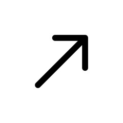 arrow up icon, growing increase graph symbol - Increasing growth statistic arrow icon, up arrows symbols, trending icons in filled, thin line, outline and stroke style for apps and website