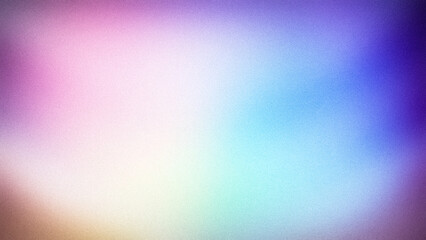 Soft pastel gradient blending pink, purple, blue, and light green hues with a subtle grainy texture. Ideal for elegant backgrounds and wallpapers