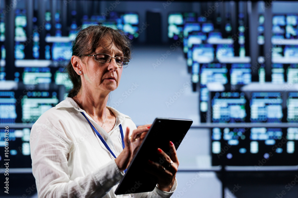 Poster licensed it programmer preparing supercomputers recovery plan, monitoring data center energy consump