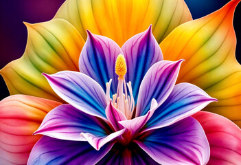 Naklejka premium Flower