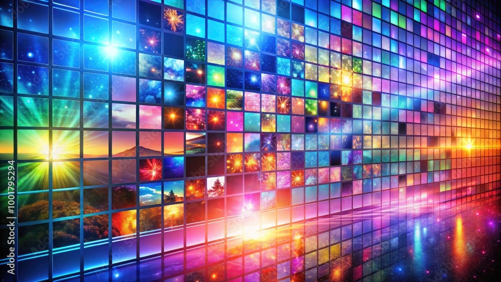 Poster elegant and modern grid background design for creative projects and digital artwork applications