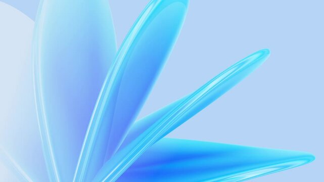 Blue glassmorphism disks background - infinite loop