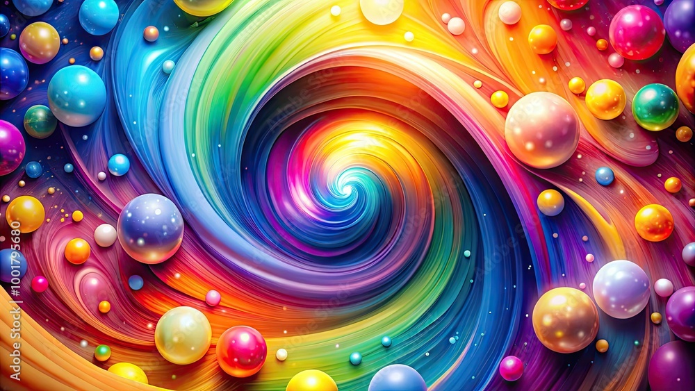 Poster elegant bircle background with soft gradient colors for creative and artistic design projects