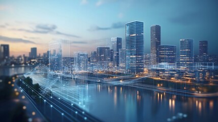 graphical background about Civil Engineering and Development Department Revamp of Standard BIM Objects and Digitalization