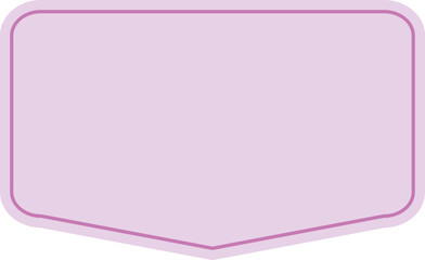 Frame label in soft colors