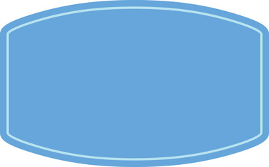 Frame label in soft colors