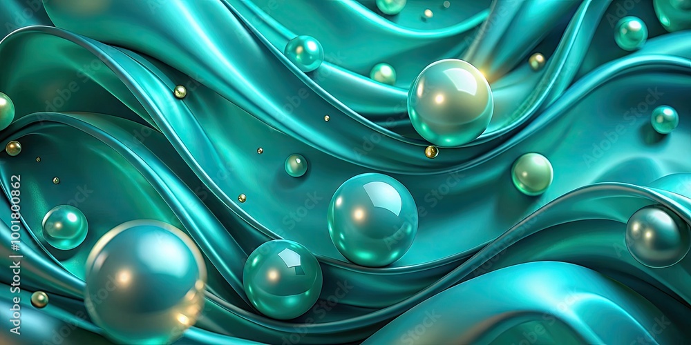 Poster elegant teal vector background design for modern graphics and creative projects in digital art