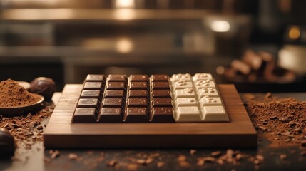 Chocolate. Premium food background