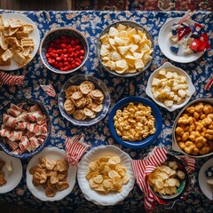 Fototapeta premium dried fruits and nuts