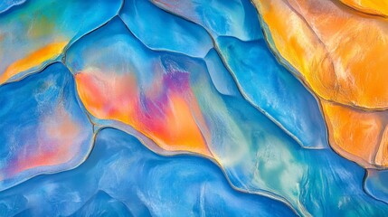 Captivating Crystalline Landscape: A Mesmerizing Abstract Exploration