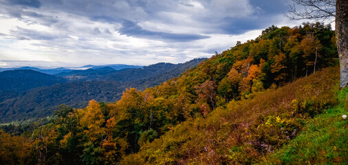 autumn in the mountains