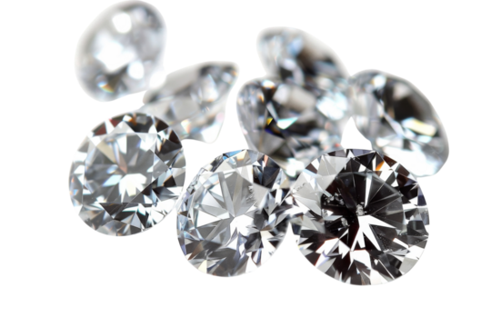 Transparent Diamonds: A Close-Up Look at Brilliance and Facets