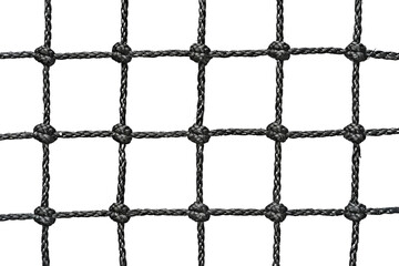 Transparent Black Rope Netting Texture Seamless -  Intertwined Threads, Abstract Pattern, Geometric Design