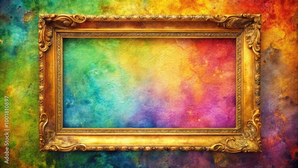 Poster grunge paper background abstract texture with vintage frame for creative design and art projects