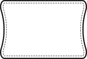 Black Border Label Frame for Composition Book