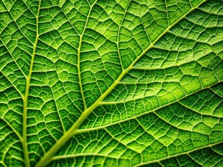 Obraz premium Lush Green Leaf Background Ideal for Nature Themes, Textures, and Organic Design Projects