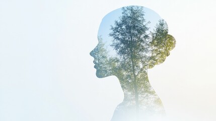 Double exposure of a personalized health plan, combined with vibrant lifestyle choices, depicting tailored health coaching