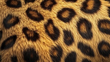 Leopard faux fur texture background. Premium fur background