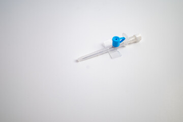 closeup phto of intravinous cannula for cannulation