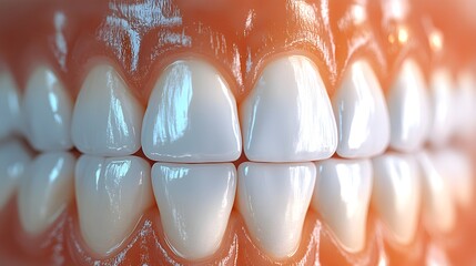 Detailed close-up of teeth whitening progress, highlighting stain removal and whitening effect, side-by-side comparison, Digital Rendering, High Resolution