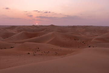 United Arab Emirates - Abu Dhabi - Liwa Desert - Empty Quarter sunset