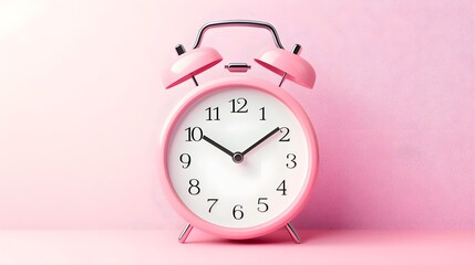 Pink Alarm Clock Minimal