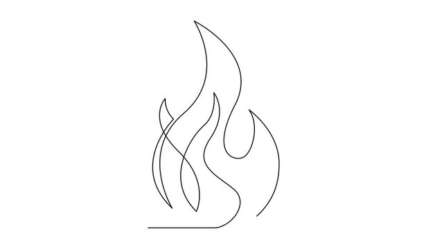 File continuous single line logo icon illustration	

