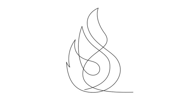 File continuous single line logo icon illustration	
