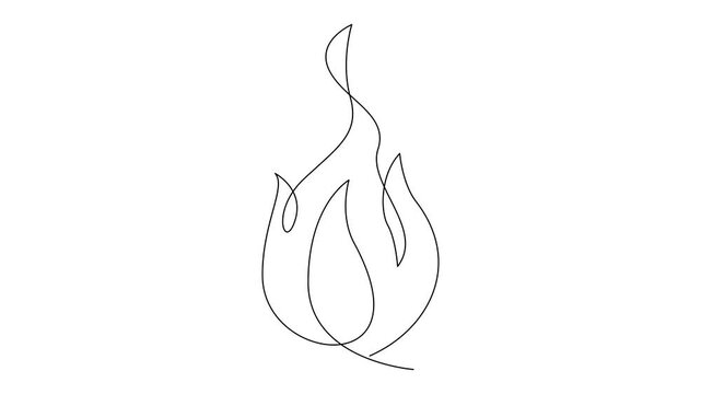 File continuous single line logo icon illustration	
