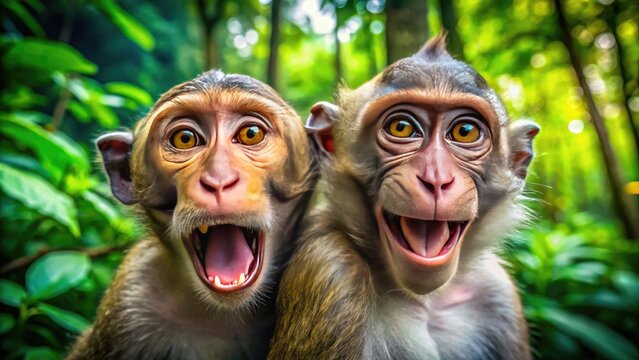 Two Monkeys Images – Browse 23,283 Stock Photos, Vectors, and