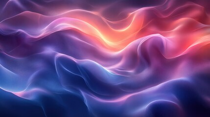 Obraz premium Abstract gradient background with smooth transitions of blue and purple tones 
