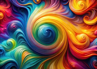 Vibrant Abstract Background with Colorful Swirls and Texture for Creative Design Projects and Artworks